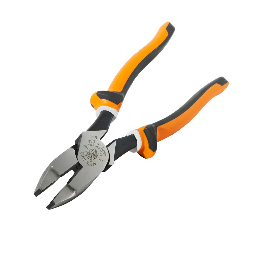 Pinzas de corte lateral de 24,2 cm con aislamiento y mango delgado